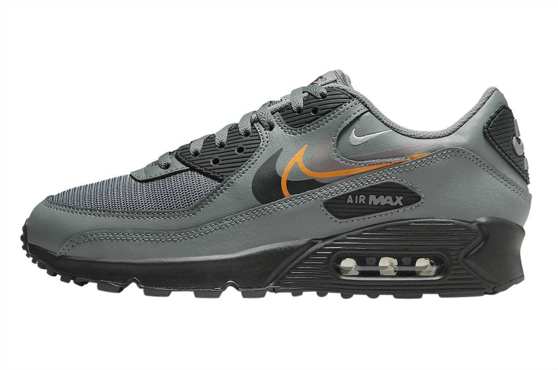 Nike Air Max 90 Multi Swoosh Grey Nike release photo