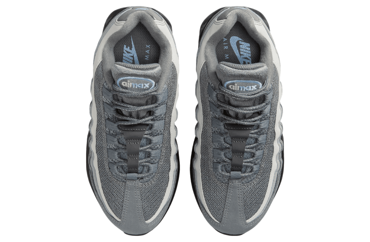 Nike Air Max 95 GS Cool Grey / Psychic Blue release photo 4
