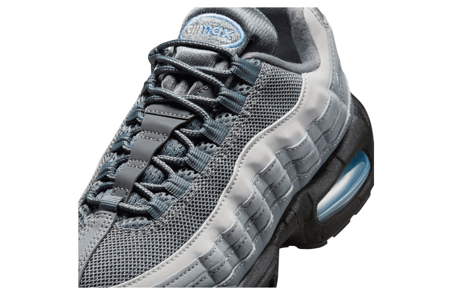 Nike Air Max 95 GS Cool Grey / Psychic Blue release photo 7