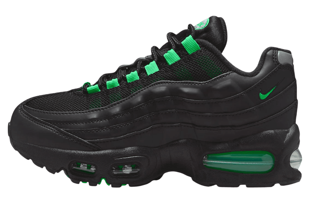 Nike Air Max 95 OG GS Black / Green Shock Nike release photo