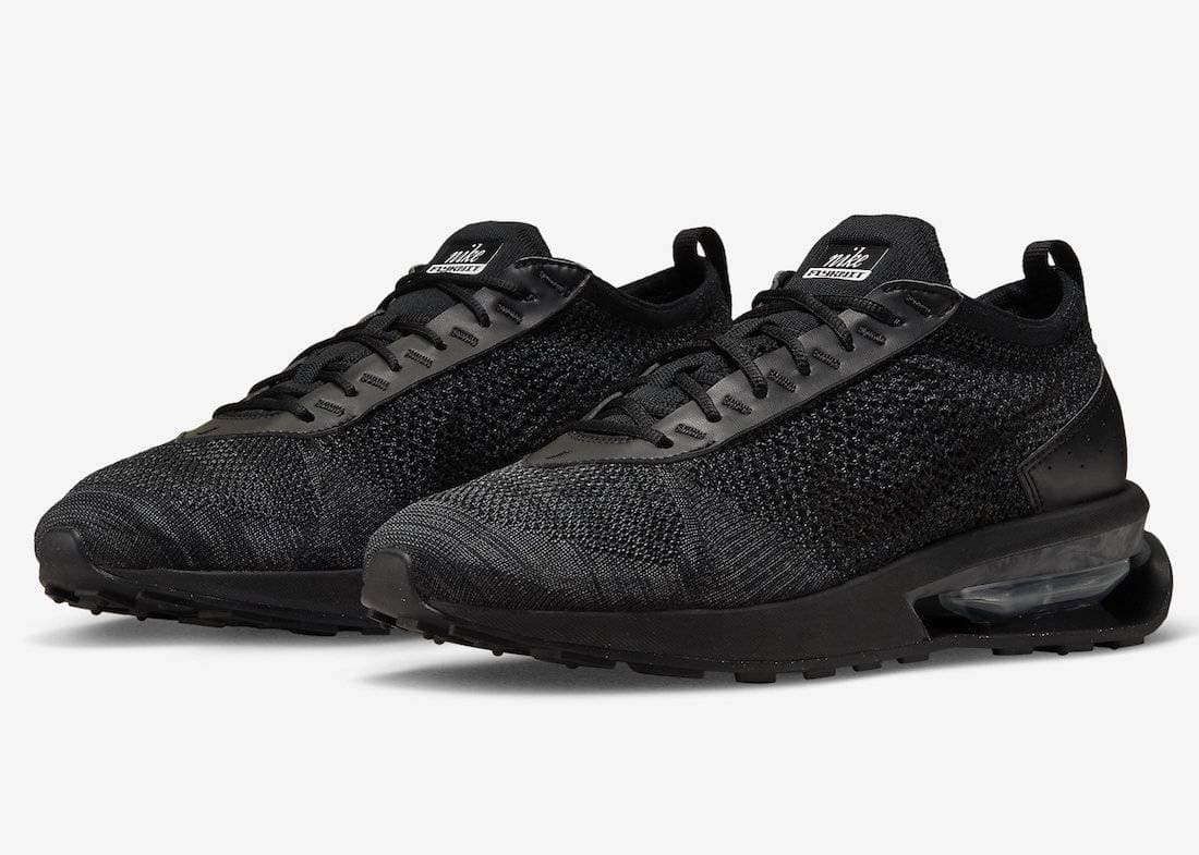 Nike Air Max Flyknit Racer Triple Black Nike release photo
