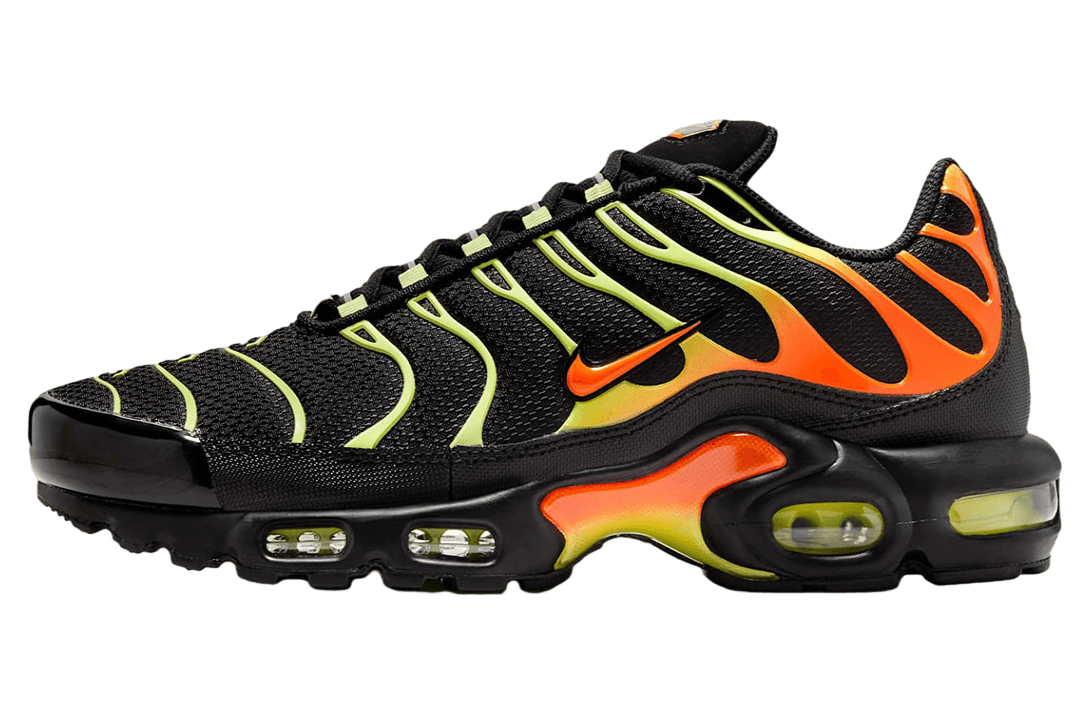 Nike Air Max Plus Black / Lightening Orange Nike release photo