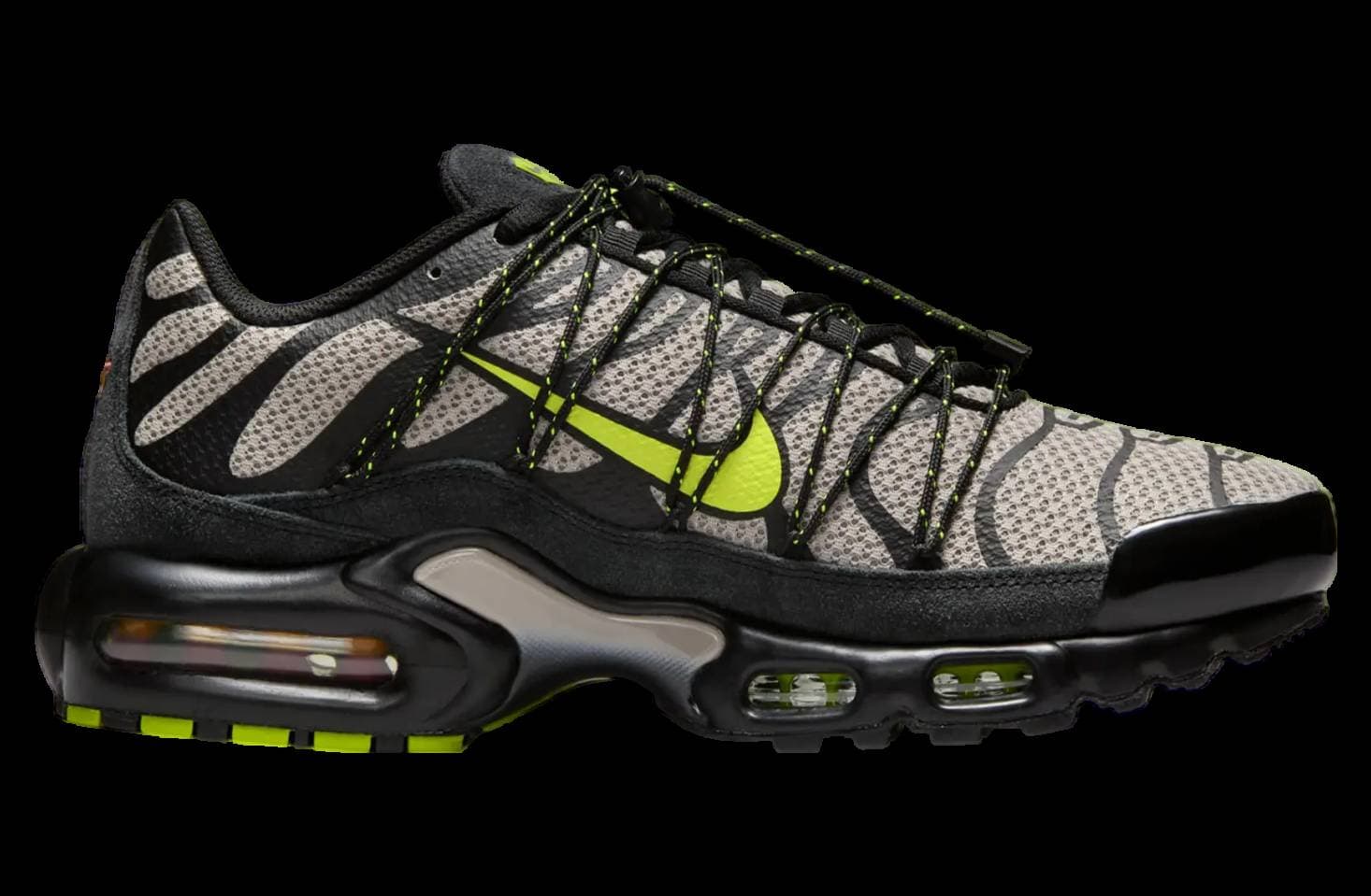 Nike Air Max Plus Utility Black / Tan / Volt release photo 3