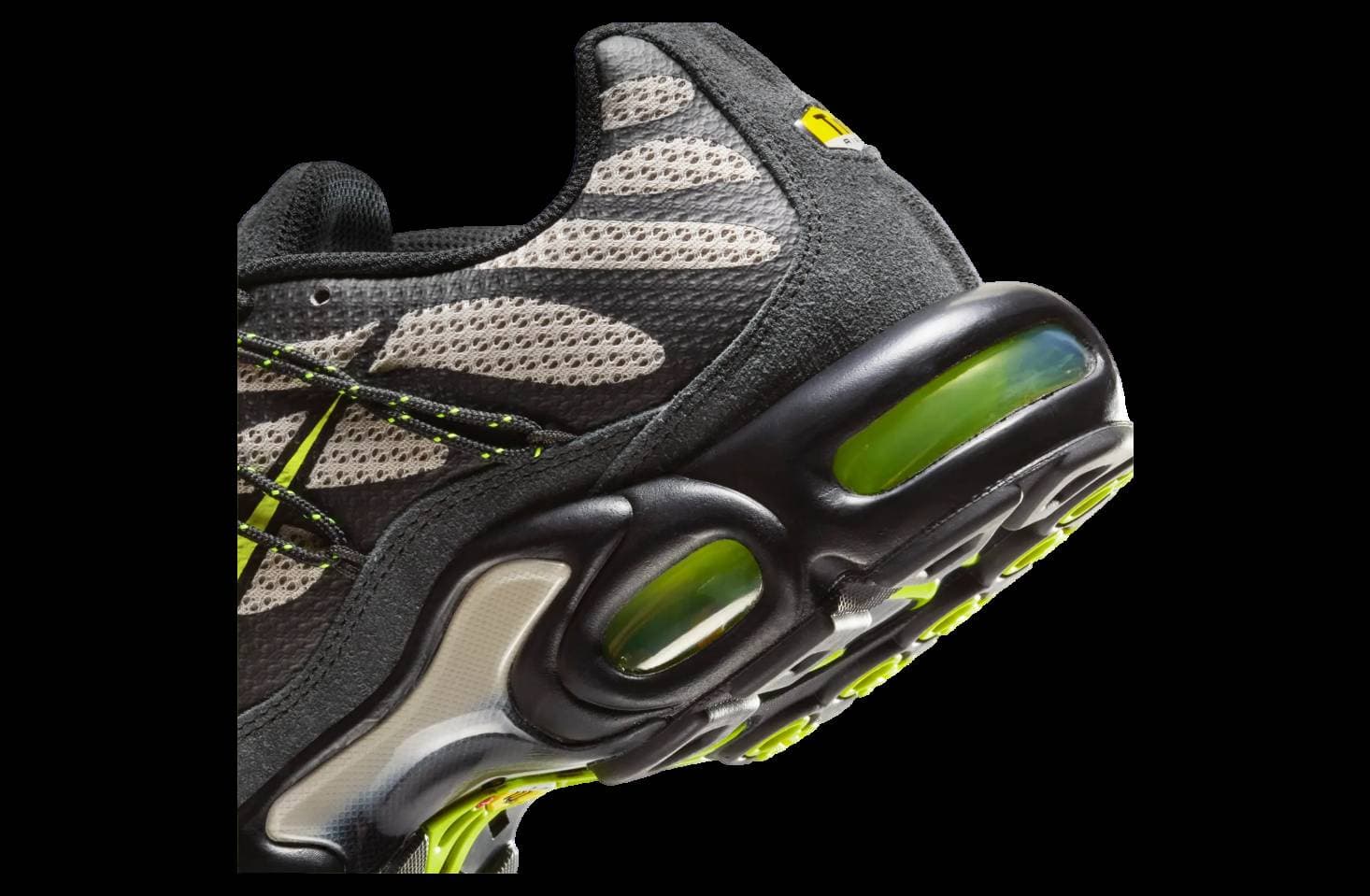 Nike Air Max Plus Utility Black / Tan / Volt release photo 8