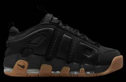 Nike Air More Uptempo Low Black / Gum release thumbnail 3