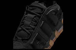 Nike Air More Uptempo Low Black / Gum release thumbnail 7
