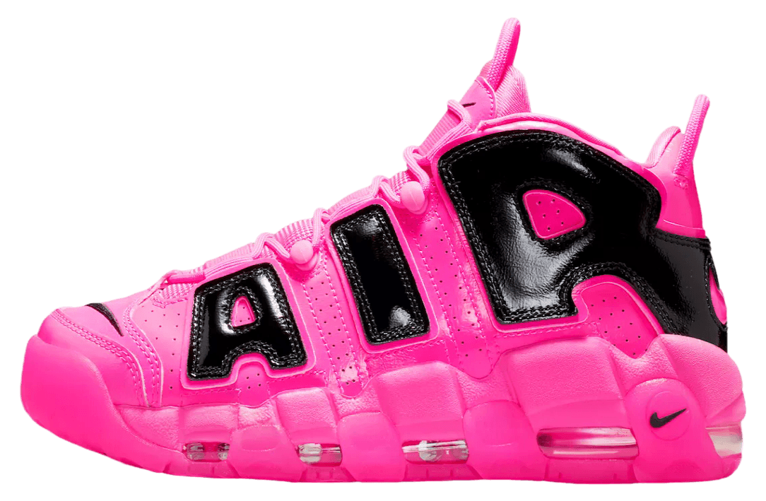 Nike Air More Uptempo Pink Blast / Black Nike release photo