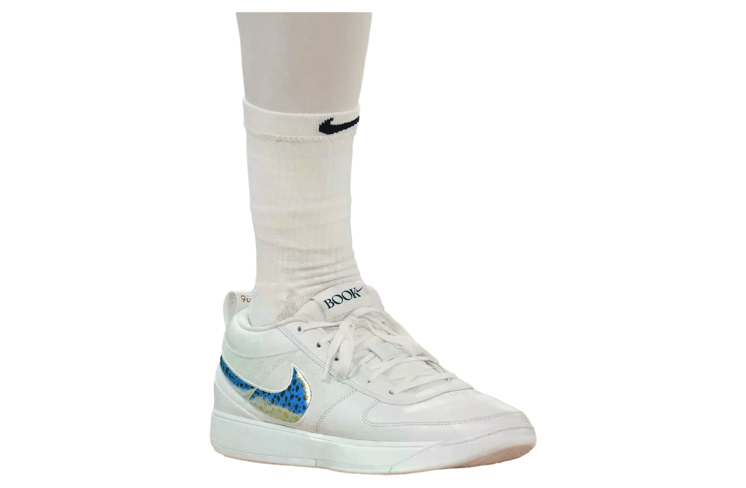 Nike Book 1 Immortalized White / Blue Fury Nike release photo
