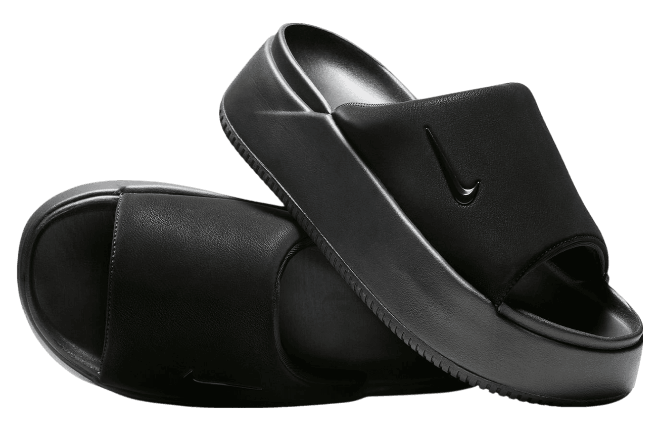 Nike Calm Elevation Slide Triple Black release photo 1
