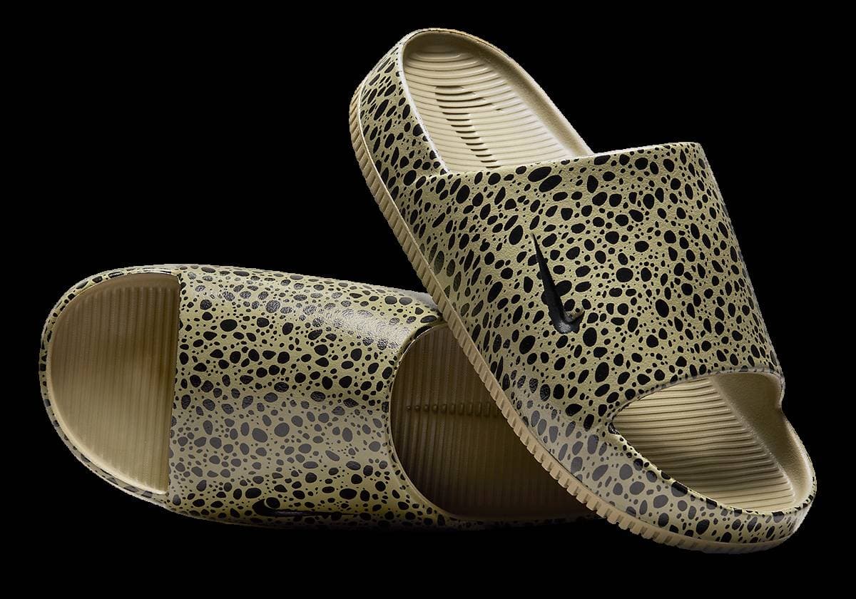 Nike Calm Slide Safari Olive Nike release photo
