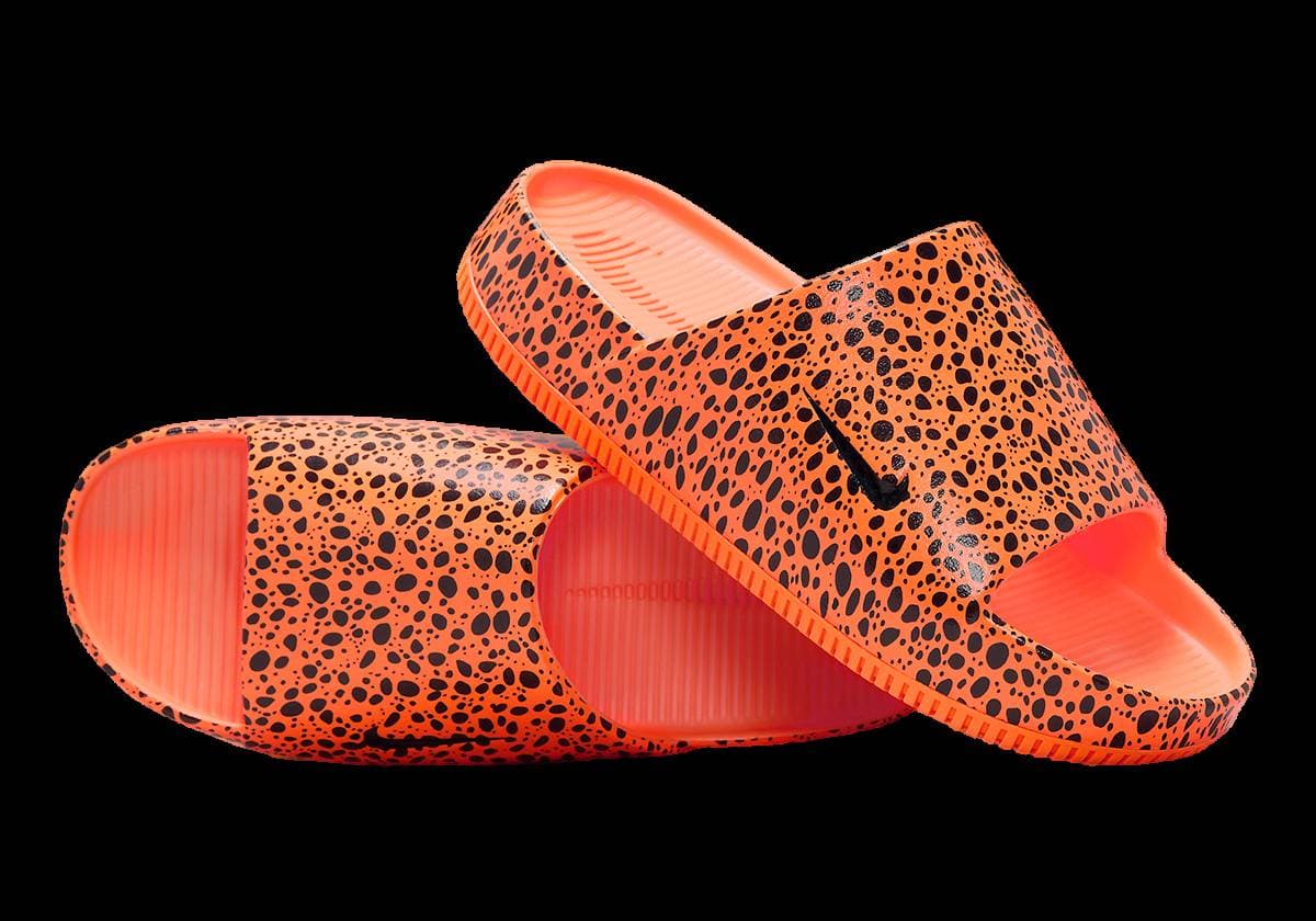 Nike Calm Slide Safari Orange Nike release photo