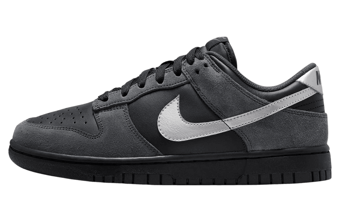 Nike Dunk Low Anthracite / Metallic Silver release photo 1