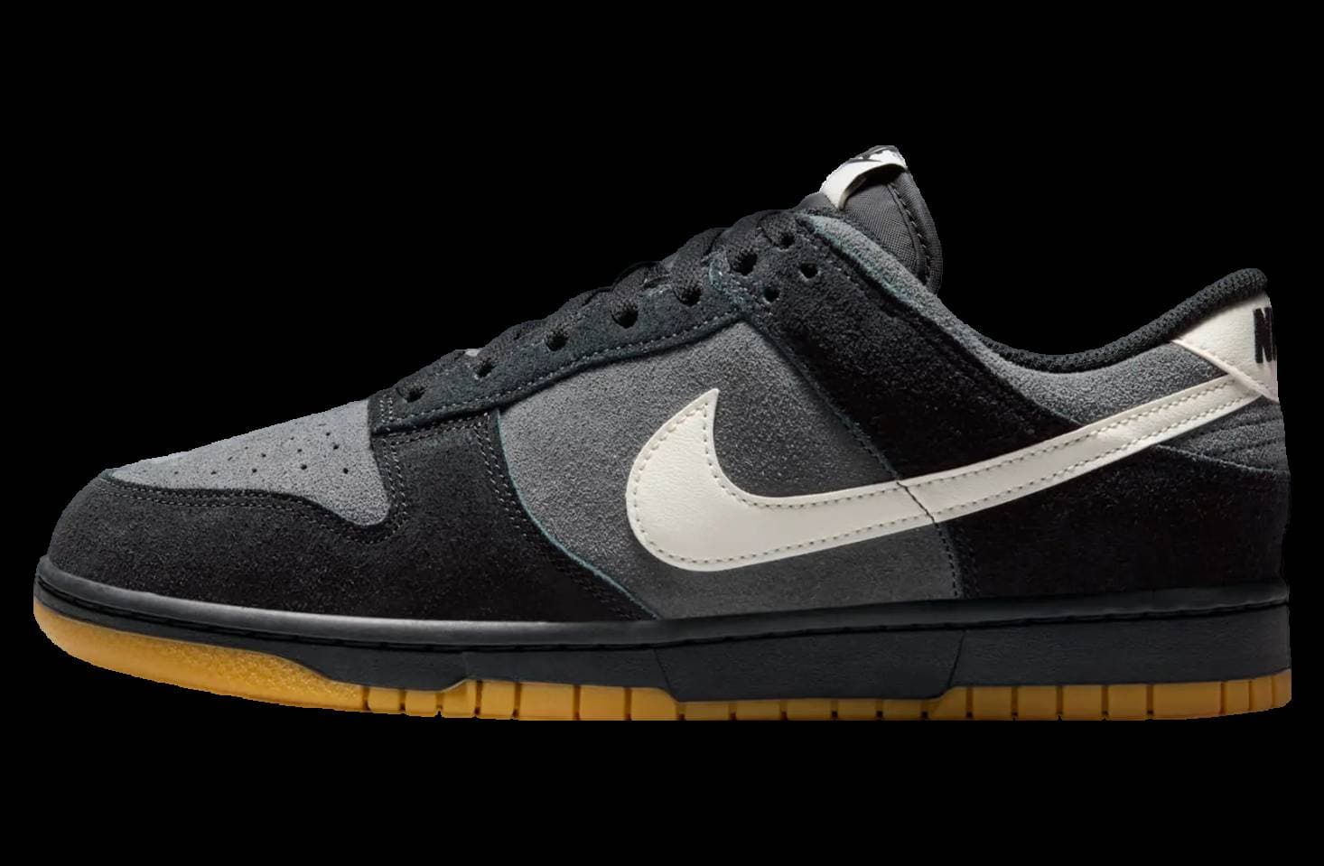 Nike Dunk Low Black / Grey / Gum release photo 1