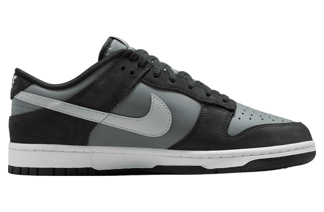 Nike Dunk Low Black / Light Smoke Grey release photo 2
