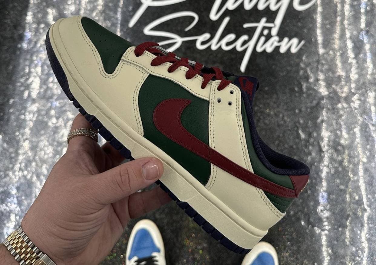 Nike Dunk Low Gorge Green Coconut Milk Nike release photo