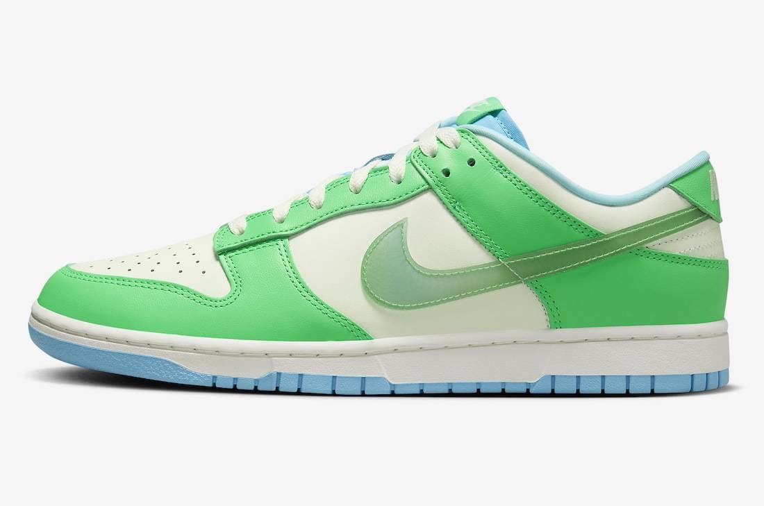 Nike Dunk Low Green Shock Nike release photo