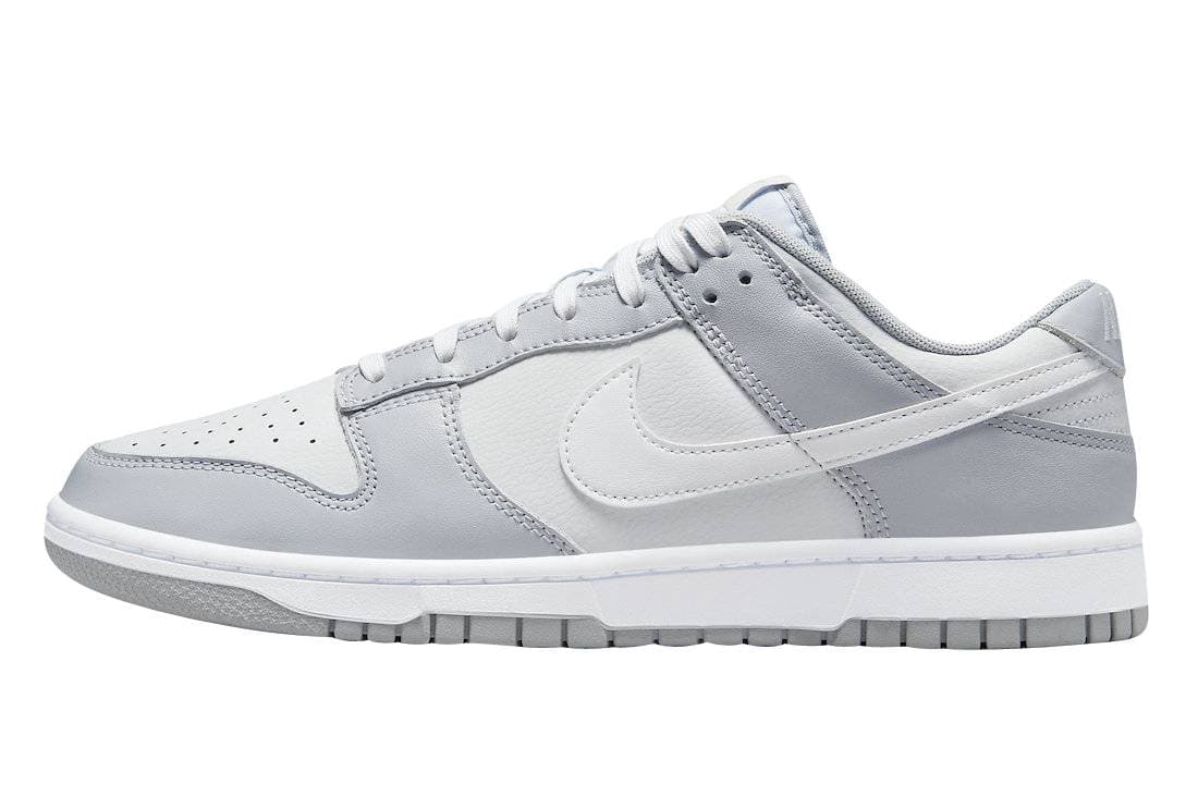 Nike Dunk Low Grey White Nike release photo