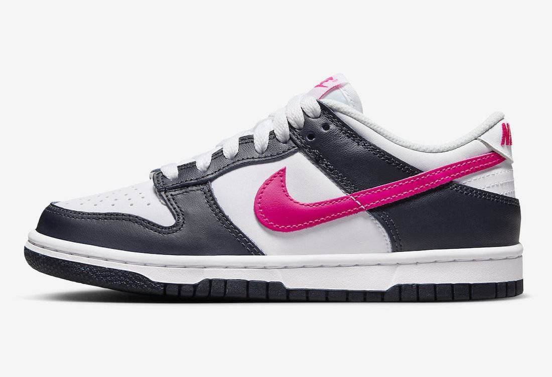 Nike Dunk Low GS Dark Obsidian Fierce Pink Nike release photo
