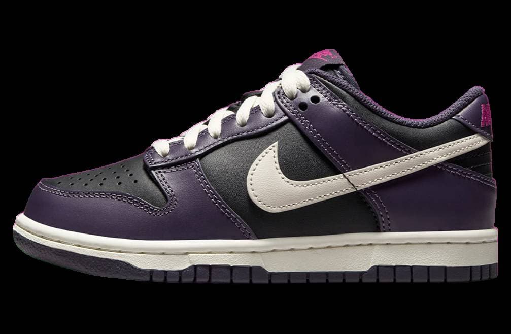 Nike Dunk Low GS Dark Raisin / Pale Ivory Nike release photo