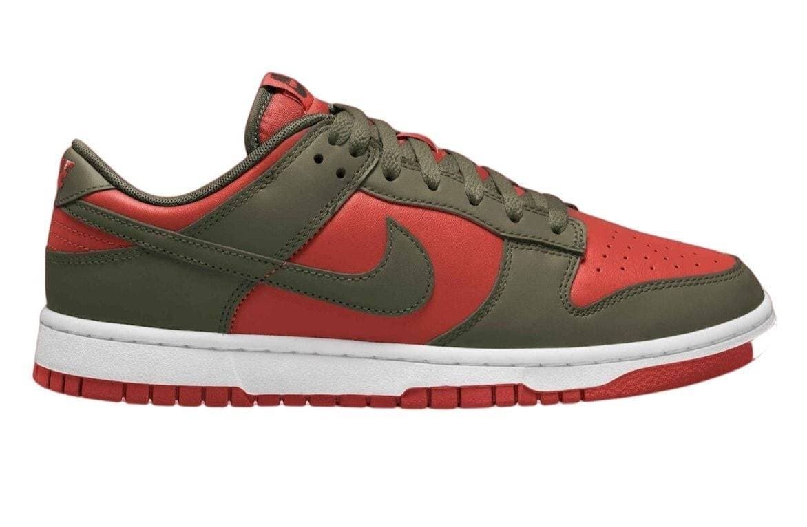 Nike Dunk Low Mystic Red Nike release photo