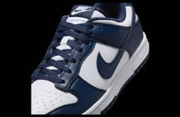 Nike Dunk Low White / Midnight Navy release thumbnail 7