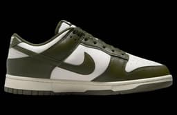 Nike Dunk Low White / Olive release thumbnail 3