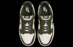 Nike Dunk Low White / Olive release thumbnail 4