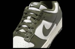 Nike Dunk Low White / Olive release thumbnail 7