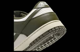 Nike Dunk Low White / Olive release thumbnail 8