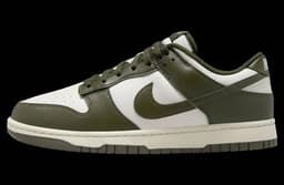 Nike Dunk Low White / Olive release thumbnail 1