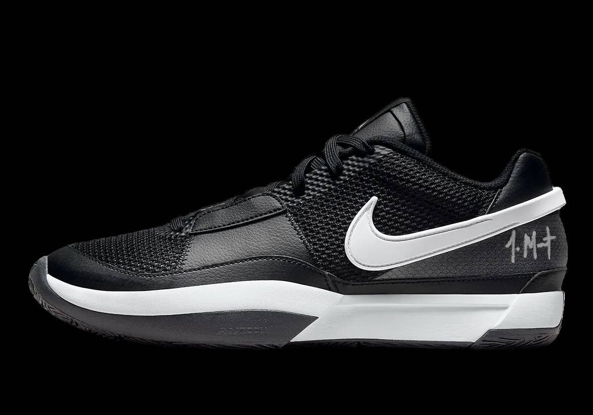 Nike Ja 1 Team Bank Black White Nike release photo