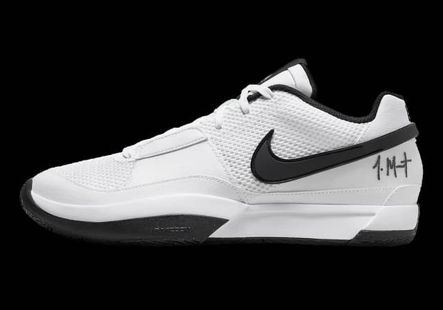 Nike Ja 1 Team Bank White Black Nike release photo