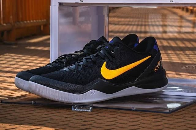 Nike Kobe 8 Protro Black University Gold Nike release photo