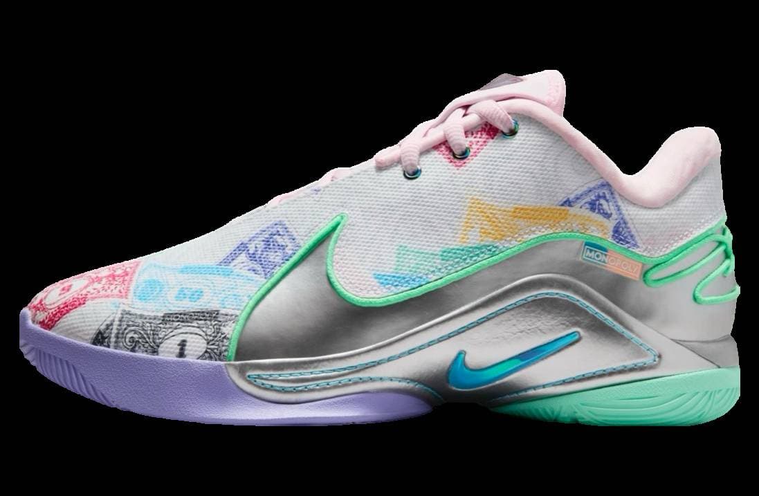 Nike LeBron 22 Monopoly Green Glow Nike release photo