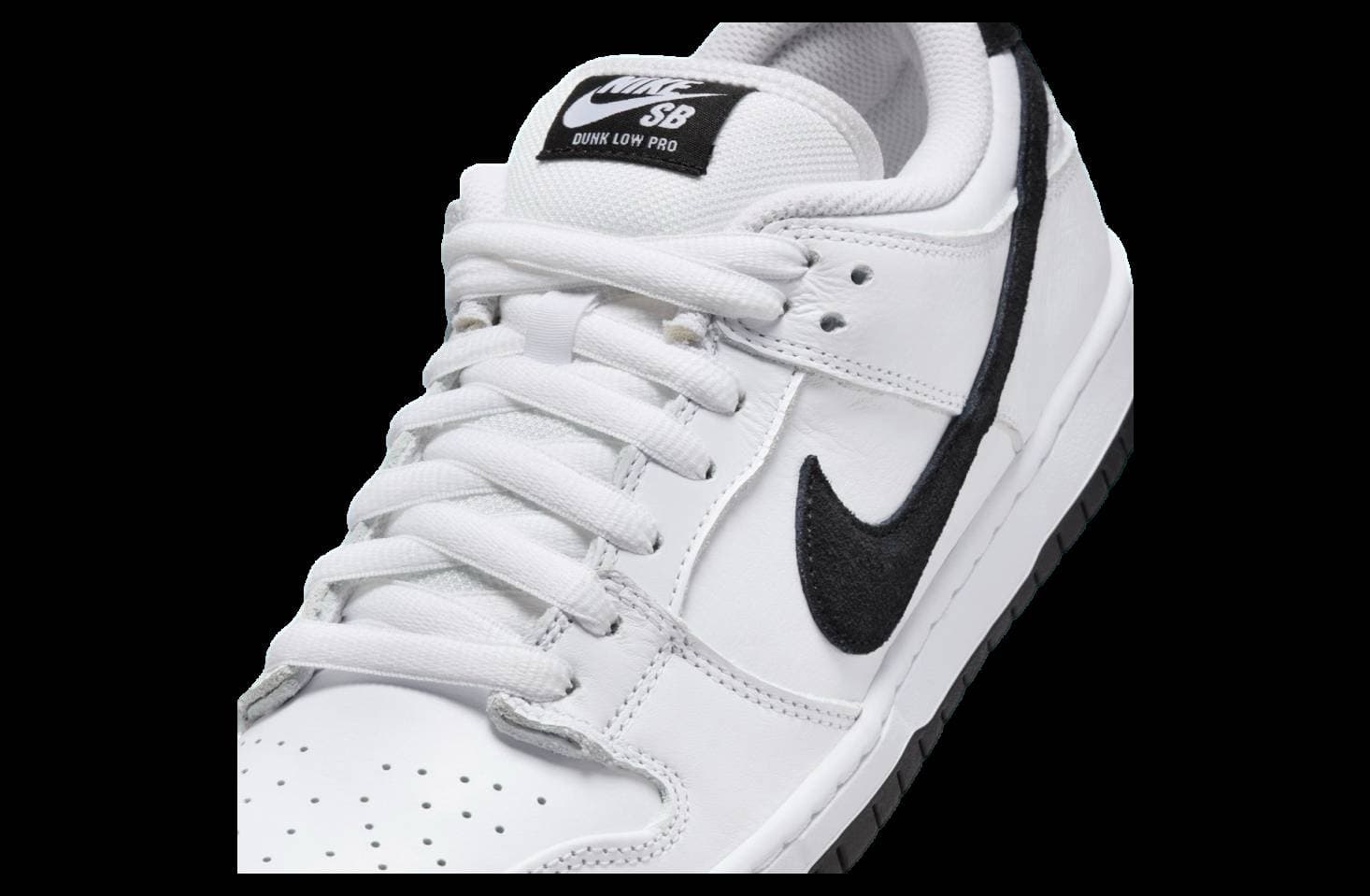 Nike SB Dunk Low White / Black release photo 7