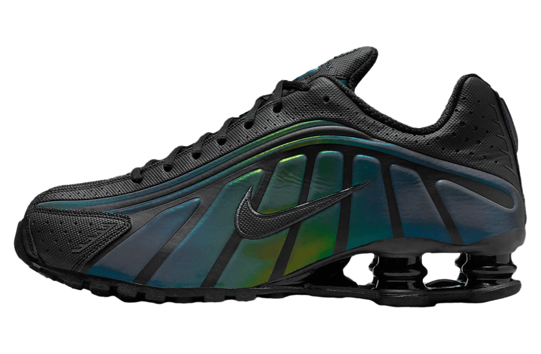 Nike Shox R4 Black / Seaweed Light release photo 1