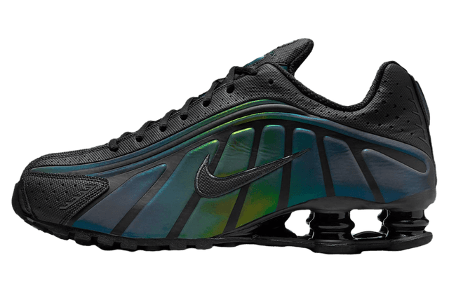 Nike Shox R4 Black / Seaweed Light Nike release photo