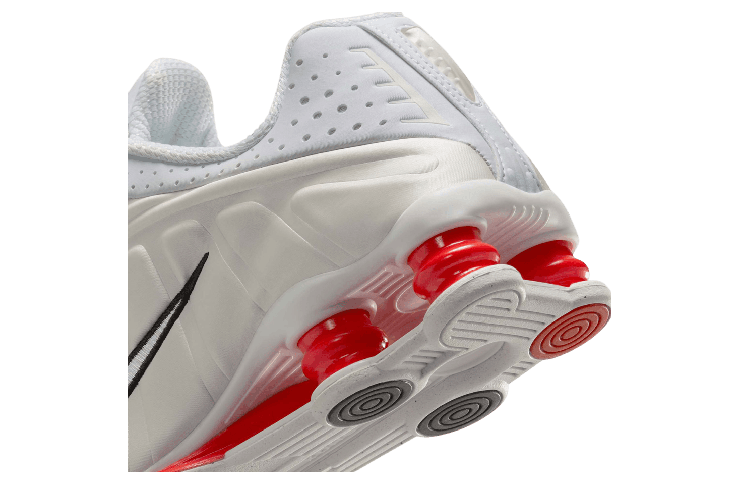 Nike Shox R4 Sail / Crimson release photo 8