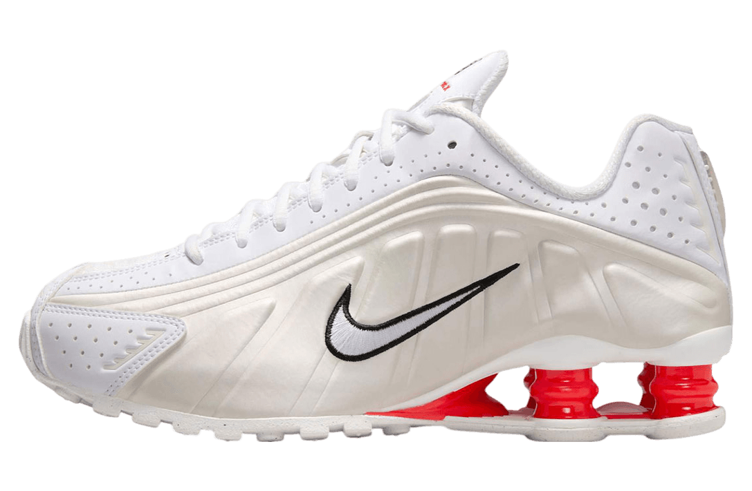 Nike Shox R4 Sail / Crimson release photo 1