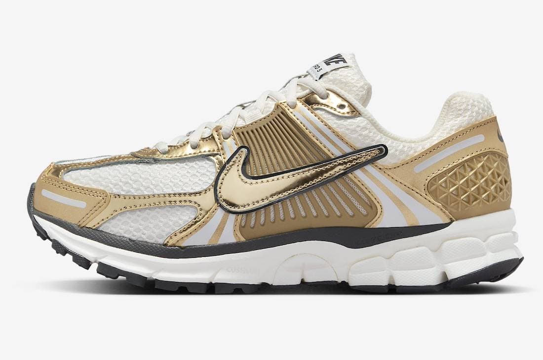 Nike WMNS Zoom Vomero 5 Metallic Gold Nike release photo