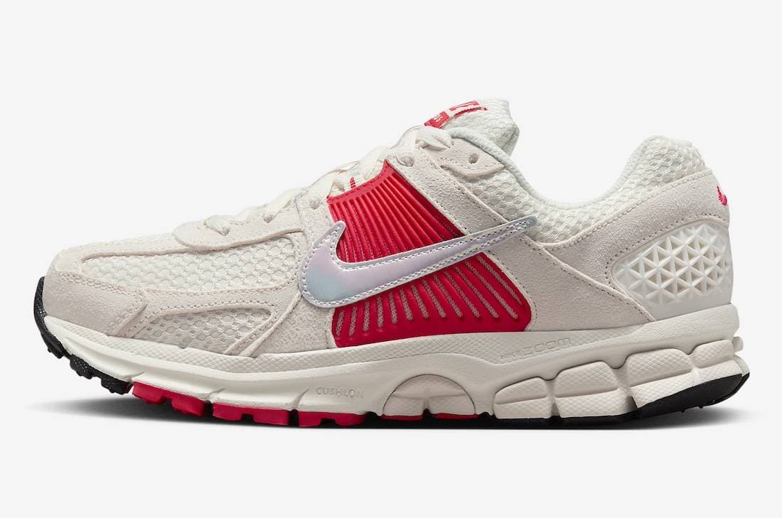 Nike Zoom Vomero 5 Sail Siren Red Nike release photo