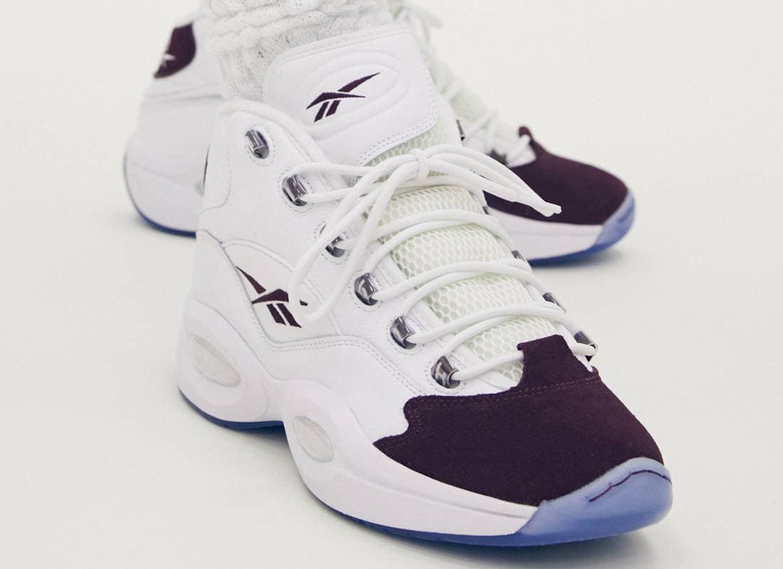Packer x Reebok Question Mid Burgundy release photo