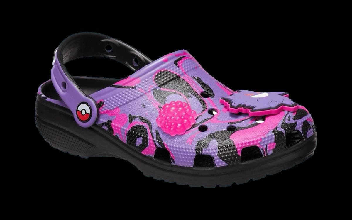 Pokémon x Crocs Classic Clog Gengar release photo