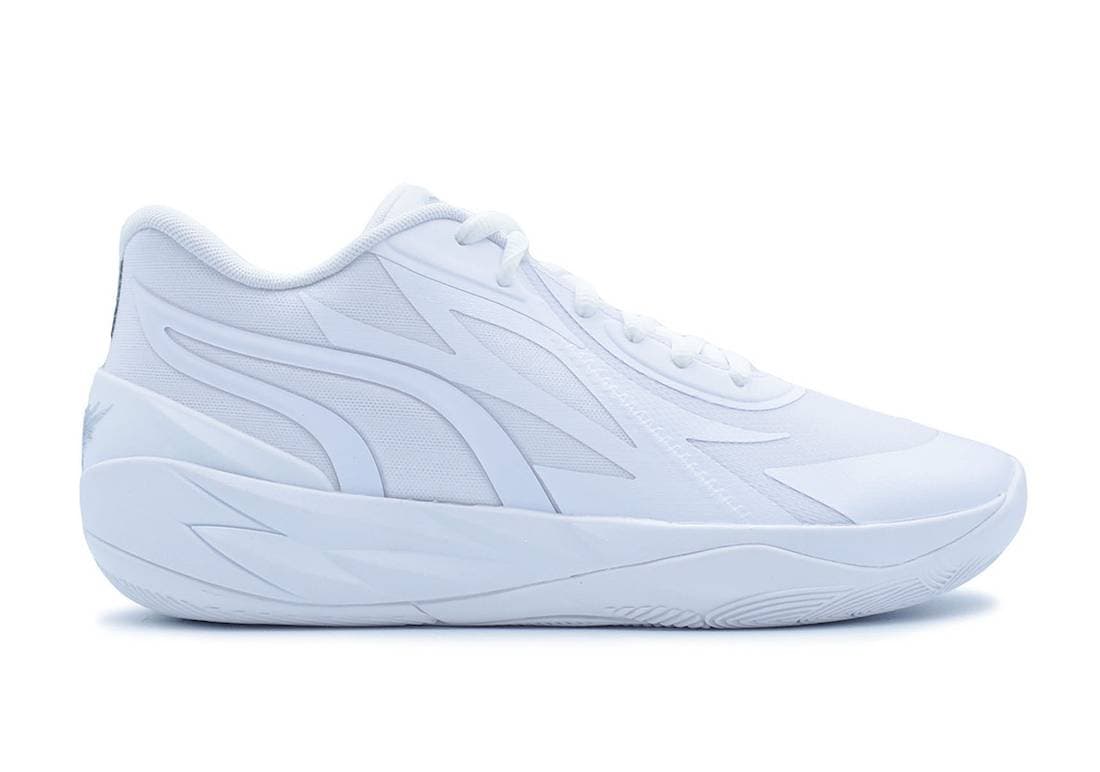 PUMA MB.02 Low Triple White Puma release photo