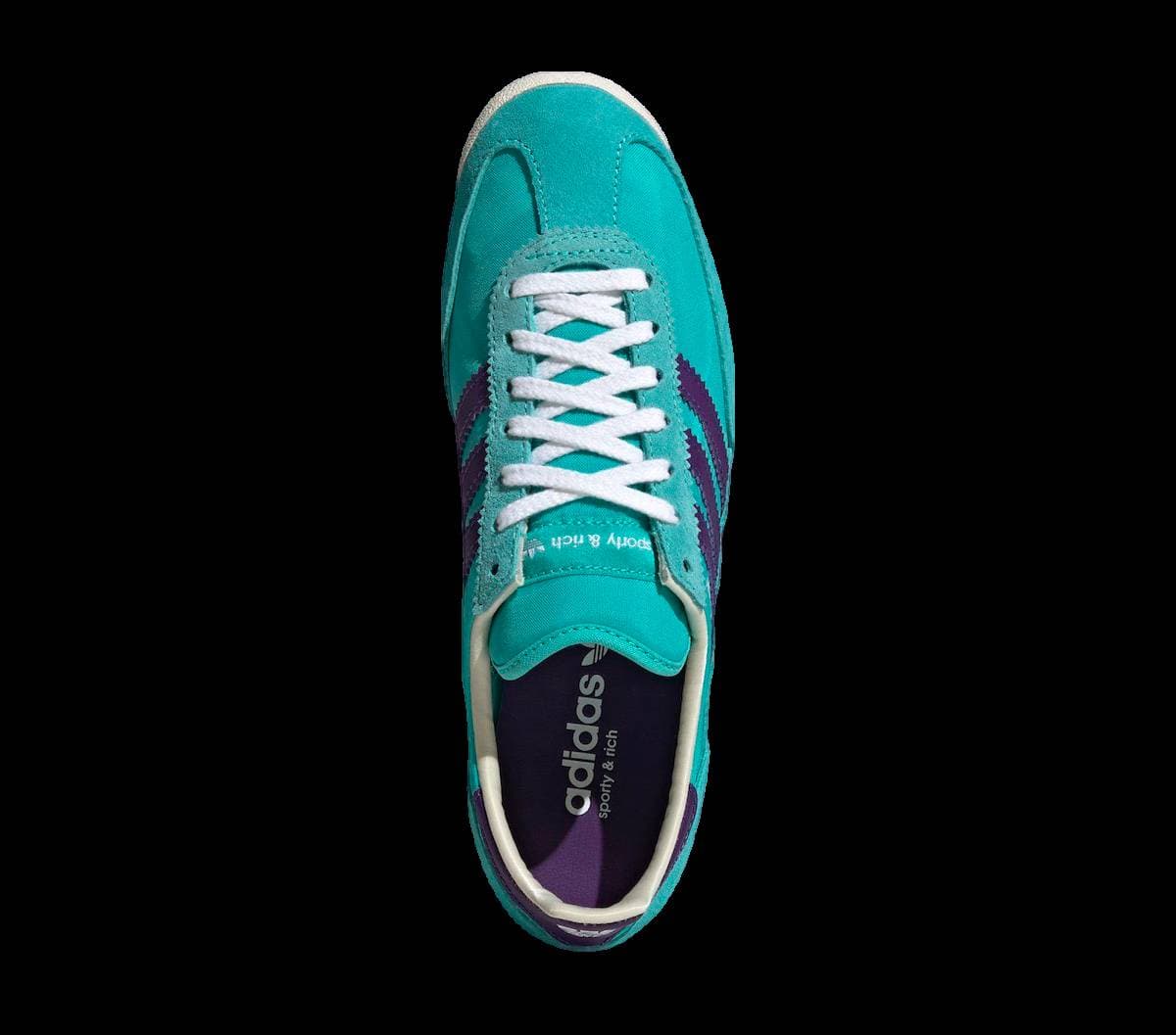 Sporty & Rich x adidas SL 72 Mint Rush release photo 5