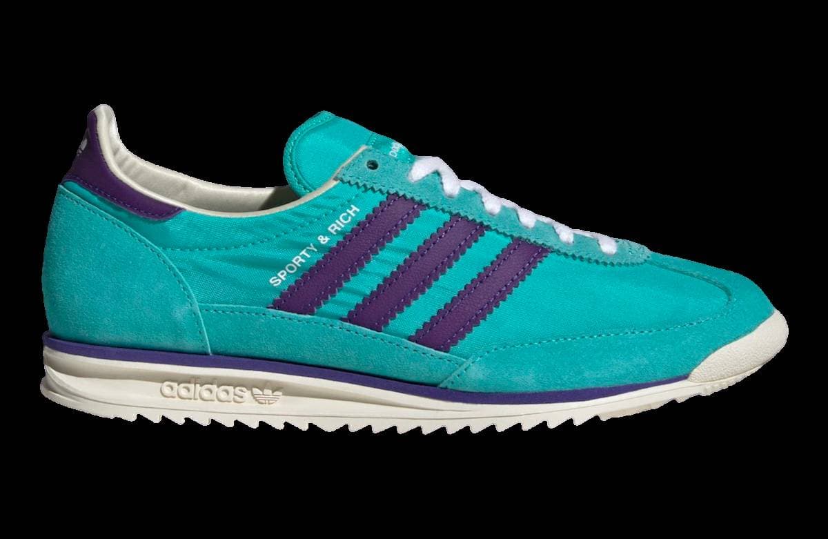 Sporty & Rich x adidas SL 72 Mint Rush release photo 1