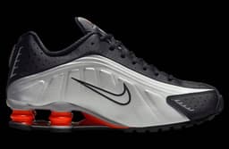 The Nike Shox R4 Metallic Silver / Red release thumbnail 2