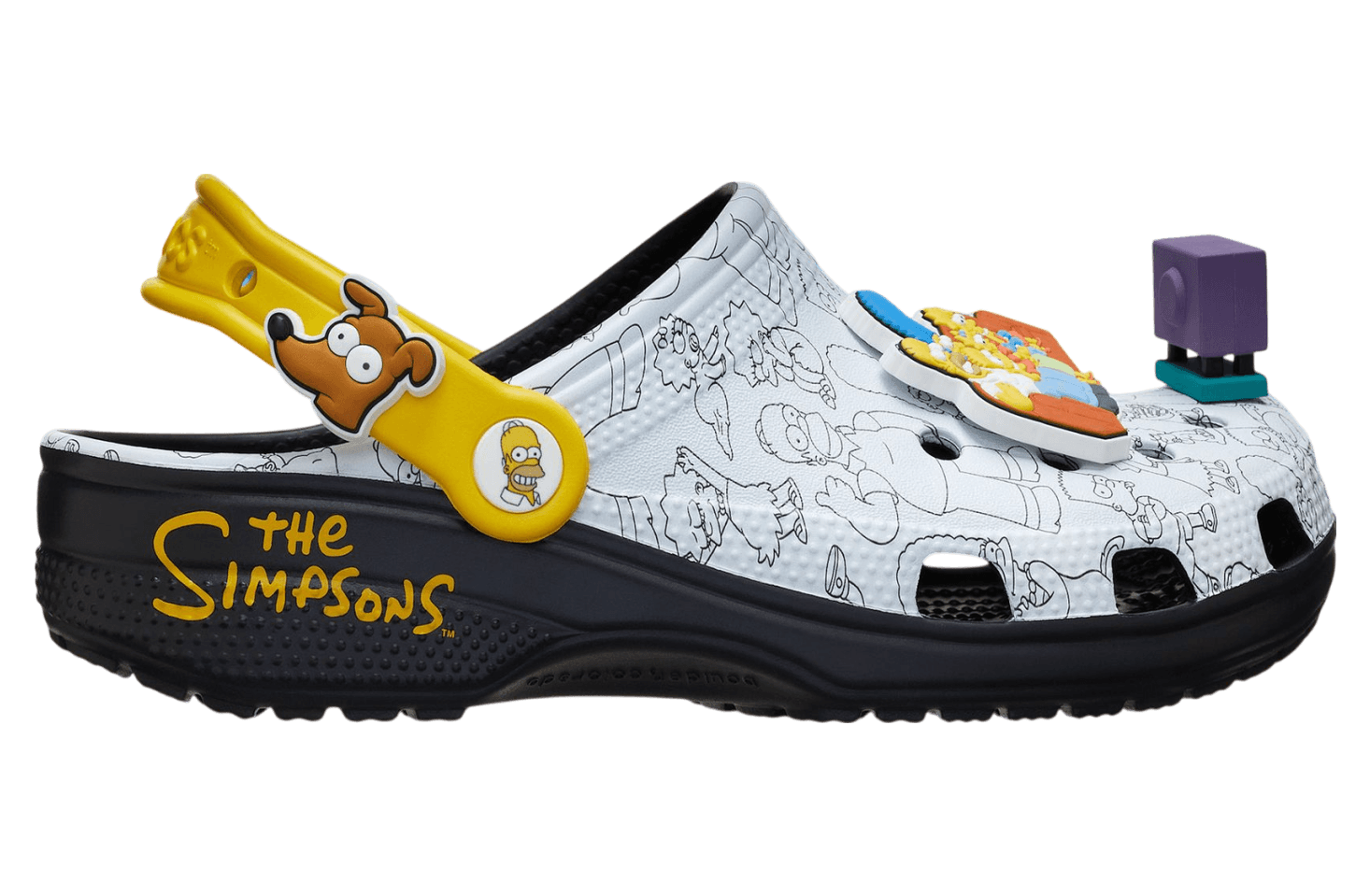 The Simpsons x Crocs Classic Clog Family release photo