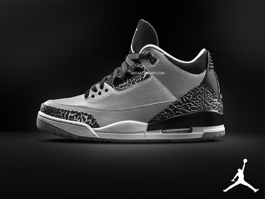Air Jordan 3 “Wolf Grey” release photo 1