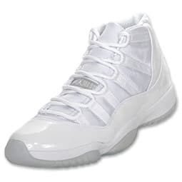 Air Jordan Retro 11 Men's Basketball Shoe All White release photo 1
